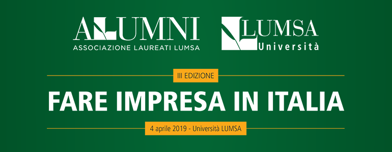 Fare impresa in Italia: III edizione